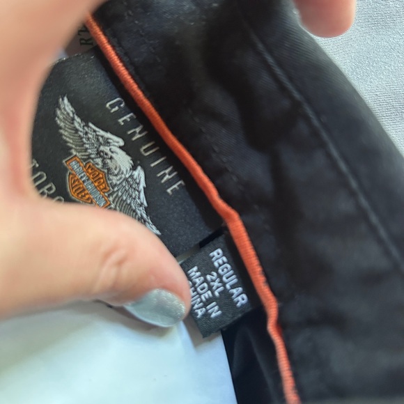 Harley-Davidson Men's Black, Gray, and Red Casual Shirt - Picture 5 of 5
